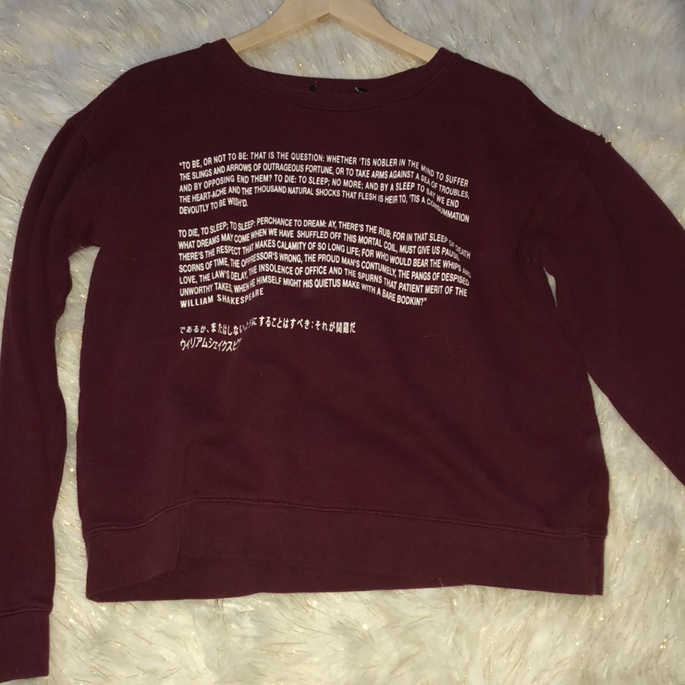 Maroon Sweater from forever 21